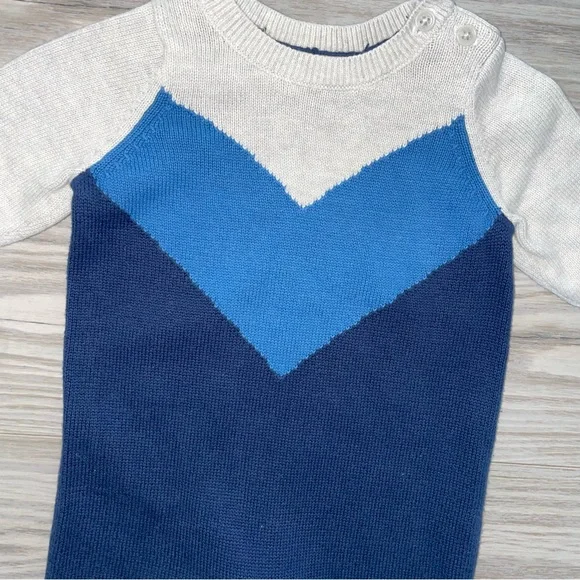 ⭐️0-3 Months Baby Gap Baby Boys Knit One Piece Outfit⭐️ - Picture 2 of 3